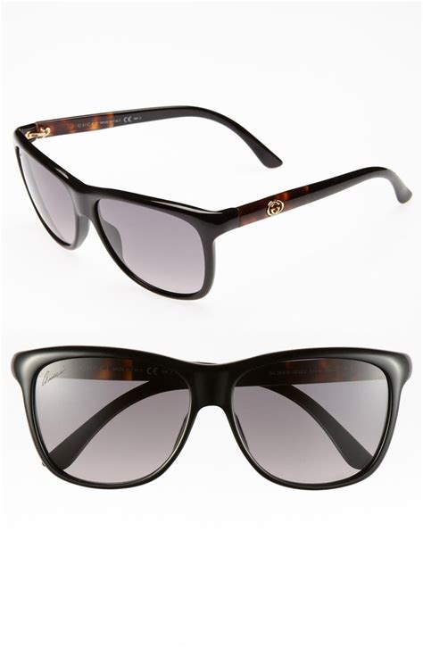 gucci 57mm retro sunglasses